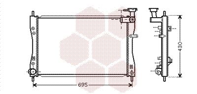 VAN WEZEL Radiators, Motora dzesēšanas sistēma 32002173